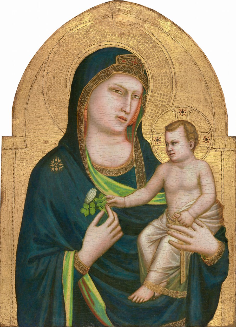 Madonna és gyermeke, c. 13101315. alkotó: Giotto