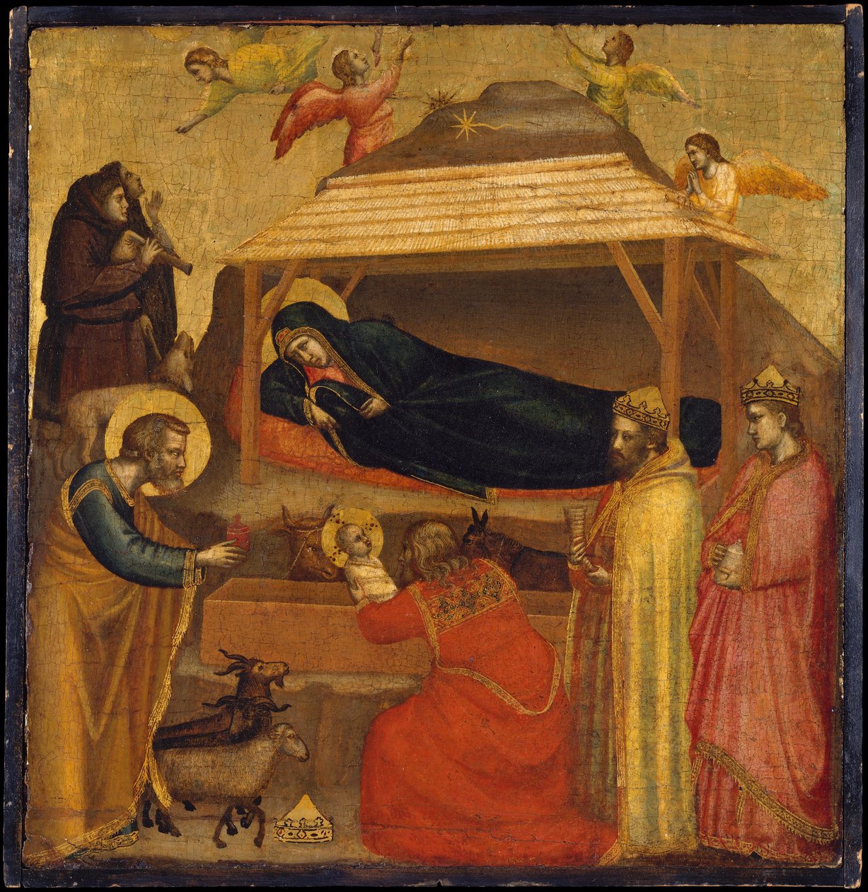 A Mágusok imádása, esetleg kb. 1320. alkotó: Giotto di Bondone