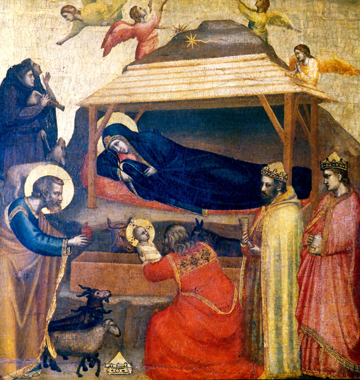 Vízkereszt, 1230. alkotó: Giotto di Bondone