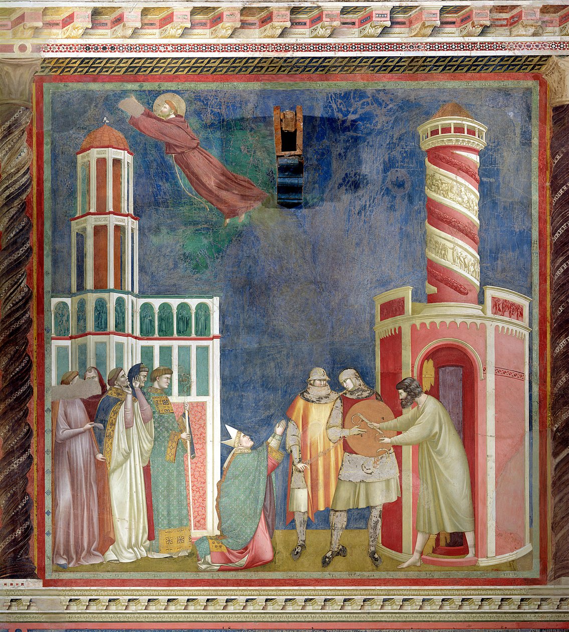 Szent Ferenc elengedi az eretneket, 1297-99 alkotó: Giotto di Bondone