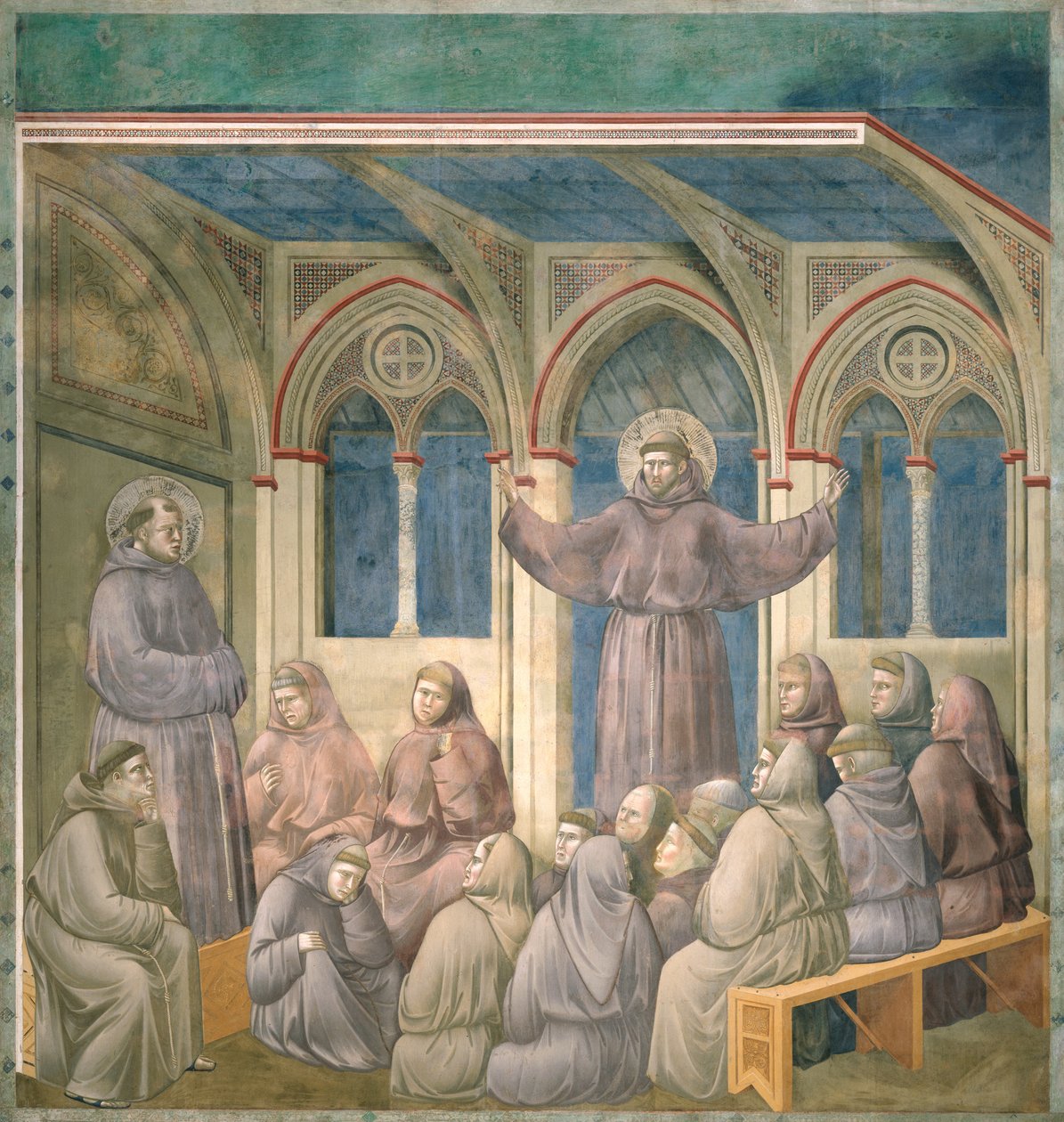 A jelenés az arles-i káptalanházban, 1297-99 alkotó: Giotto di Bondone