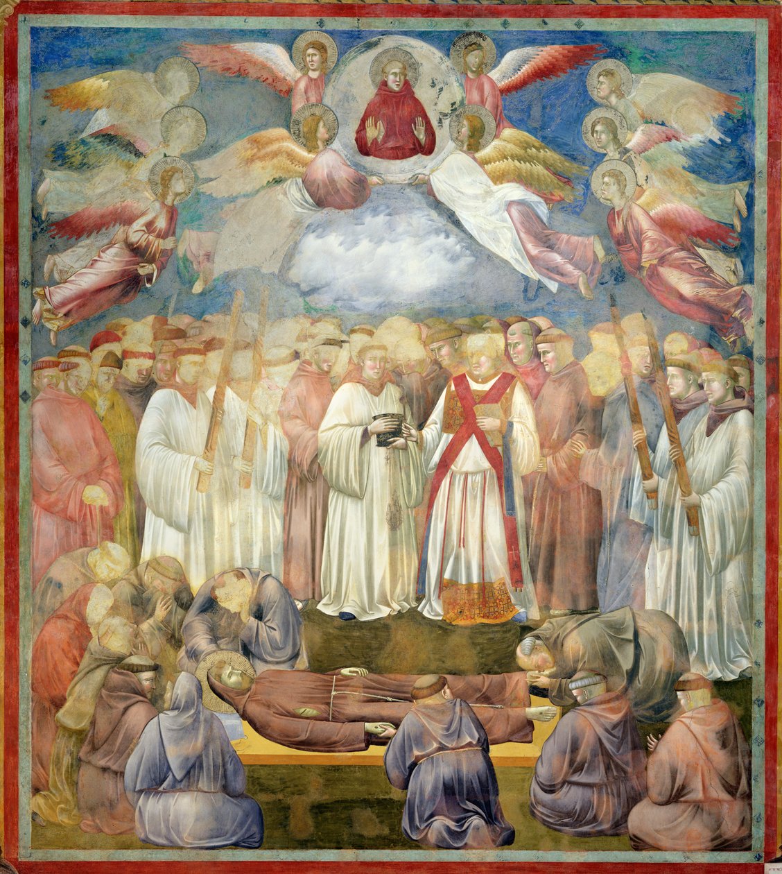Szent Ferenc halála, 1297-99 alkotó: Giotto di Bondone