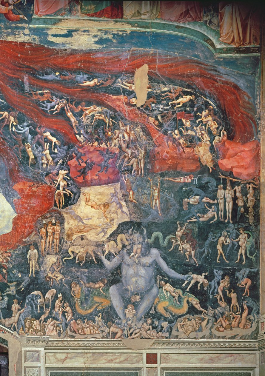 Az utolsó ítélet, a pokol részlete, 1303-05 (lásd még: 65227) alkotó: Giotto di Bondone