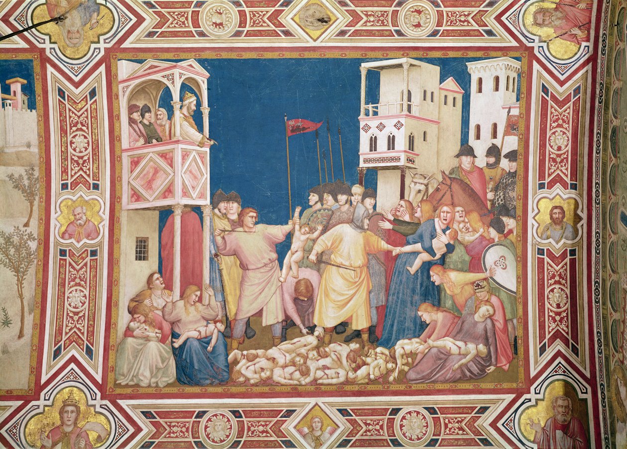 Az ártatlanok mészárlása alkotó: Giotto di Bondone