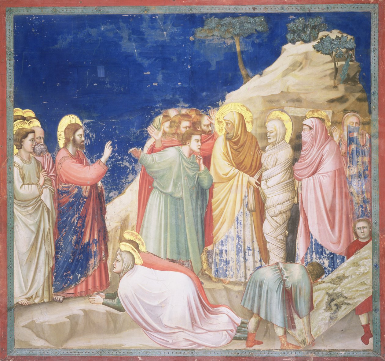 Lázár feltámasztása, 1305 körül (restauráció előtt) (lásd még 192699) alkotó: Giotto di Bondone