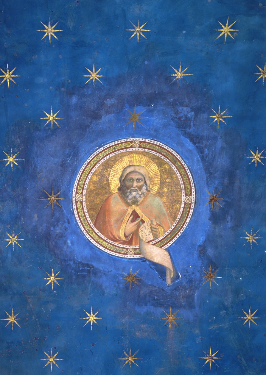 Baruch, a mennyezeti boltozatból, 1305 körül alkotó: Giotto di Bondone