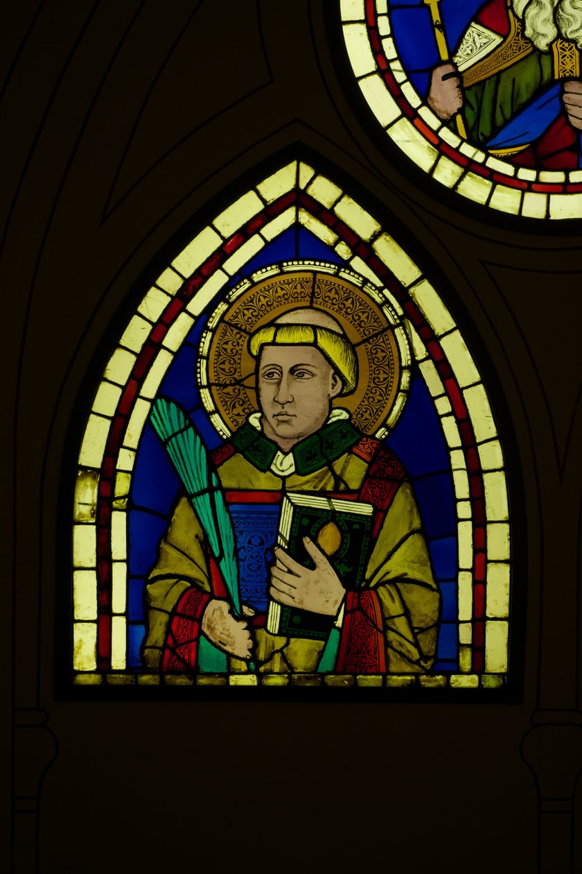 Diakónus (festett üveg) alkotó: Giotto di Bondone