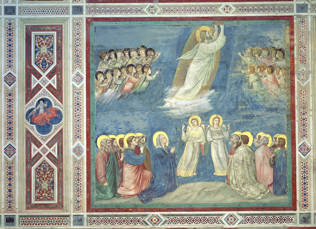 A mennybemenetel, 1305 körül alkotó: Giotto di Bondone