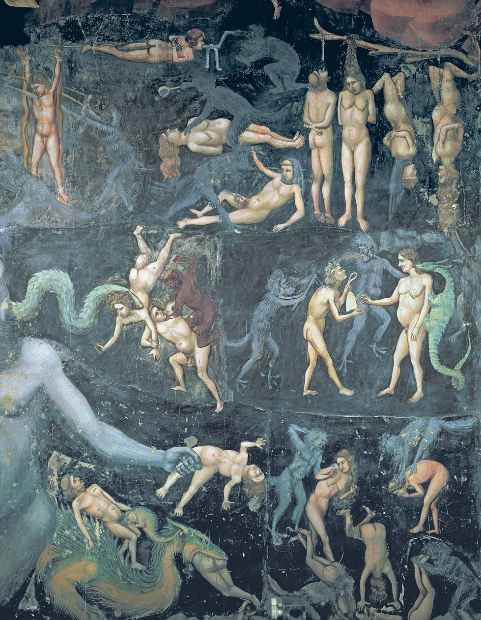 Az utolsó ítélet, 1305 körül (65227. részlet) alkotó: Giotto di Bondone