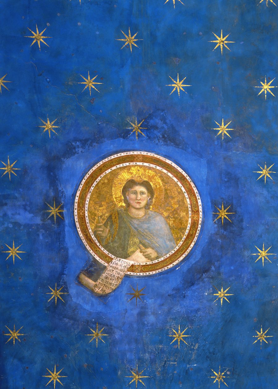 Dániel próféta, a mennyezeti boltozatból, 1305 körül alkotó: Giotto di Bondone