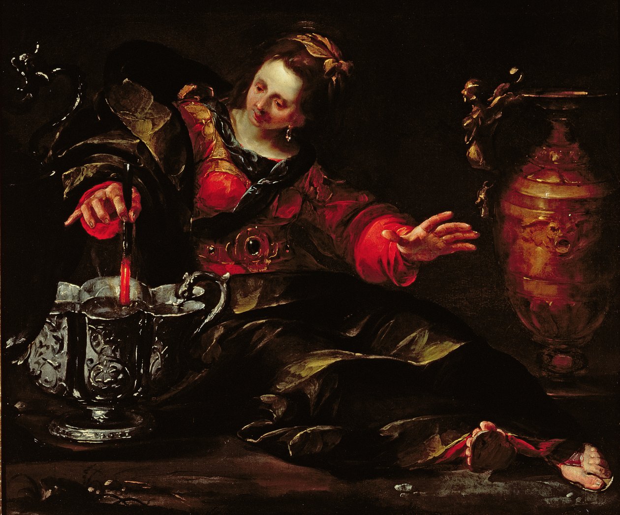 Circe Mulling Wine, 1630 körül alkotó: Giovacchino Assereto