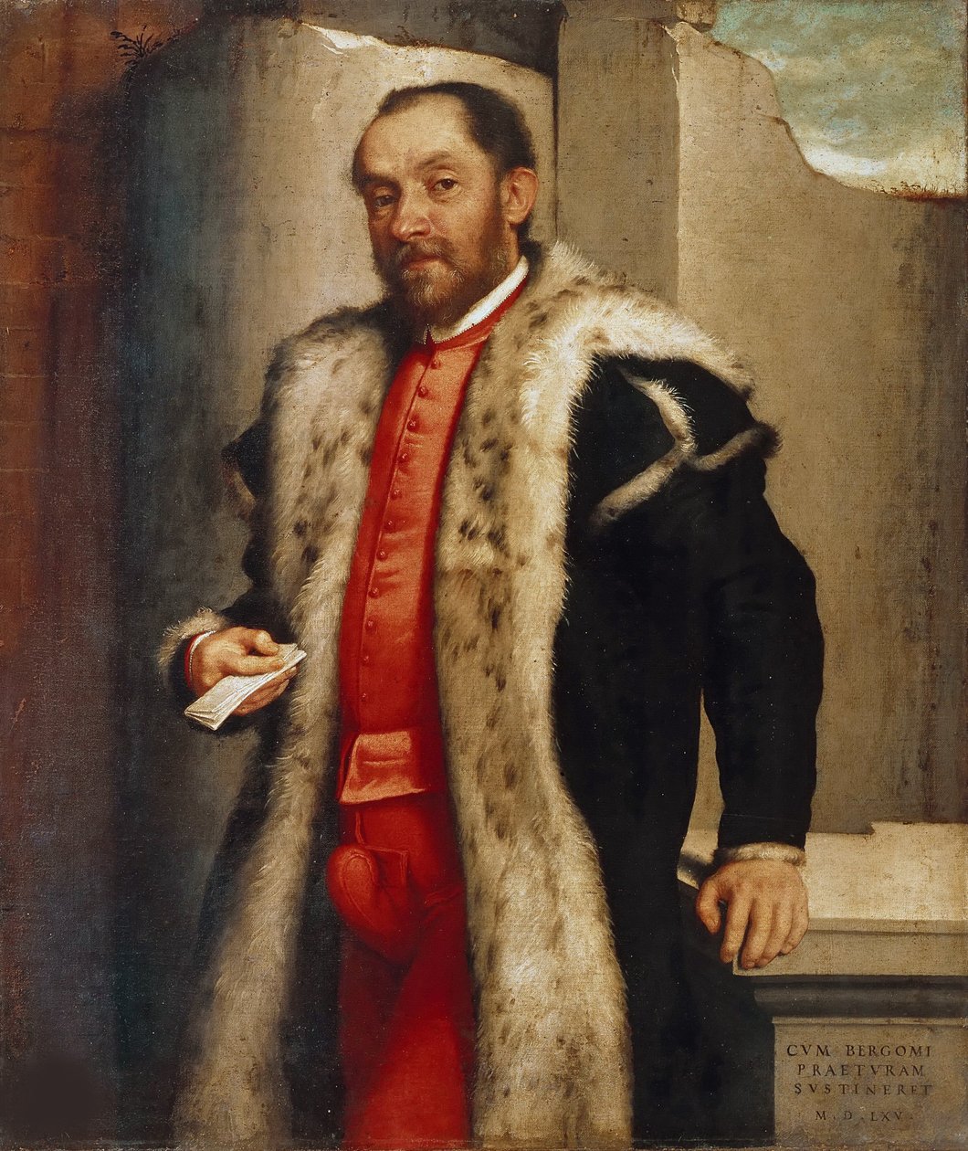Antonio Navagero portréja, 1565. alkotó: Giovan Battista Moroni