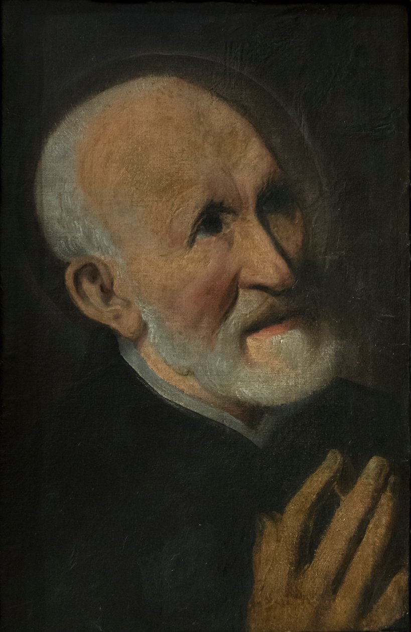 Szent András Avellino, Giovan Francesco Ferrante (olaj, vászon) alkotó: Giovan Francesco Ferrante