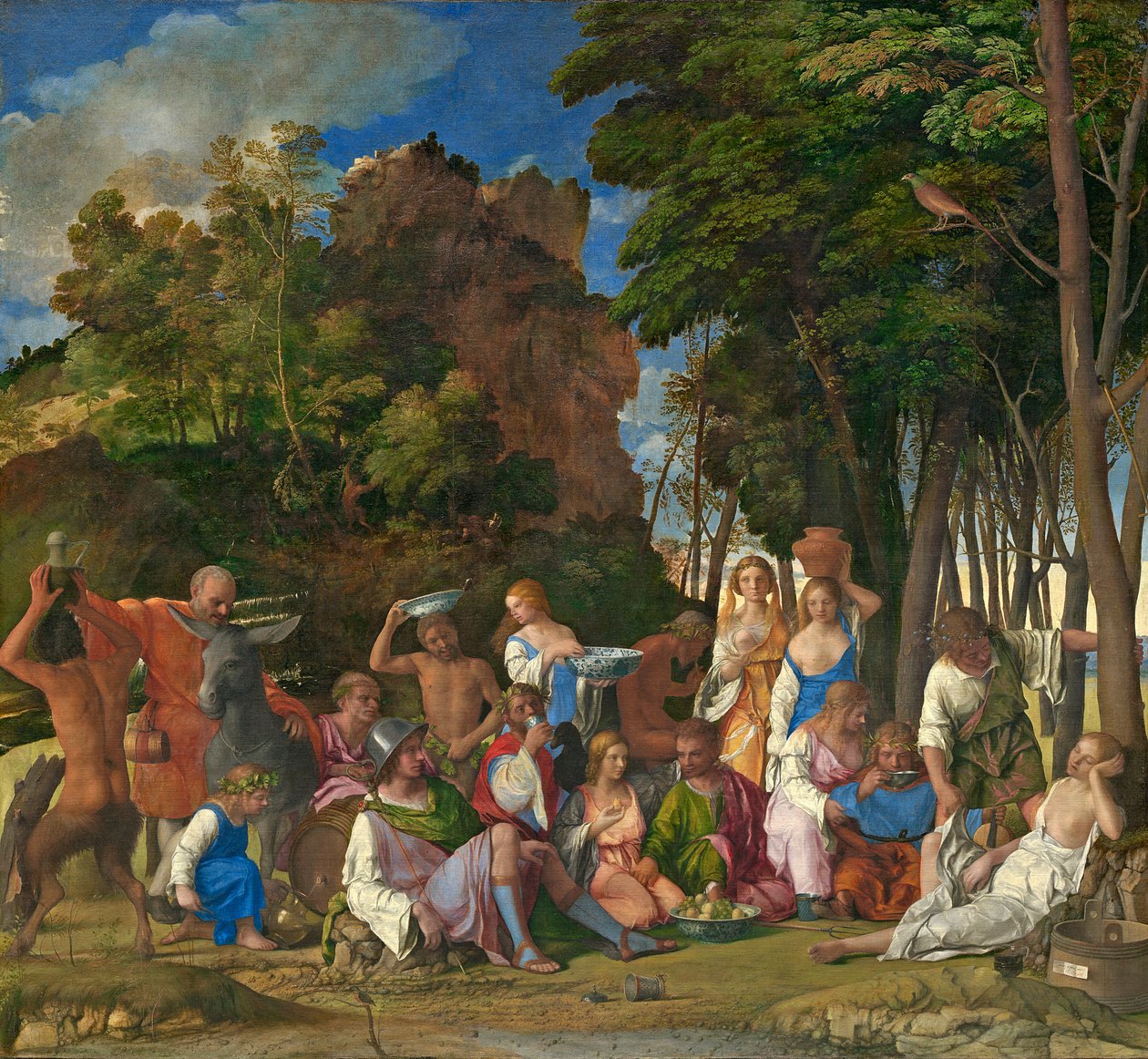 Az istenek ünnepe, 1514- 29 alkotó: Tiziano Vecelli