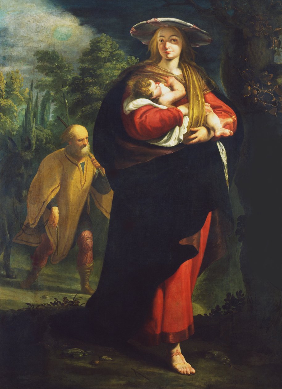 Menekülés Egyiptomba alkotó: Giovanni Andrea Ansaldo