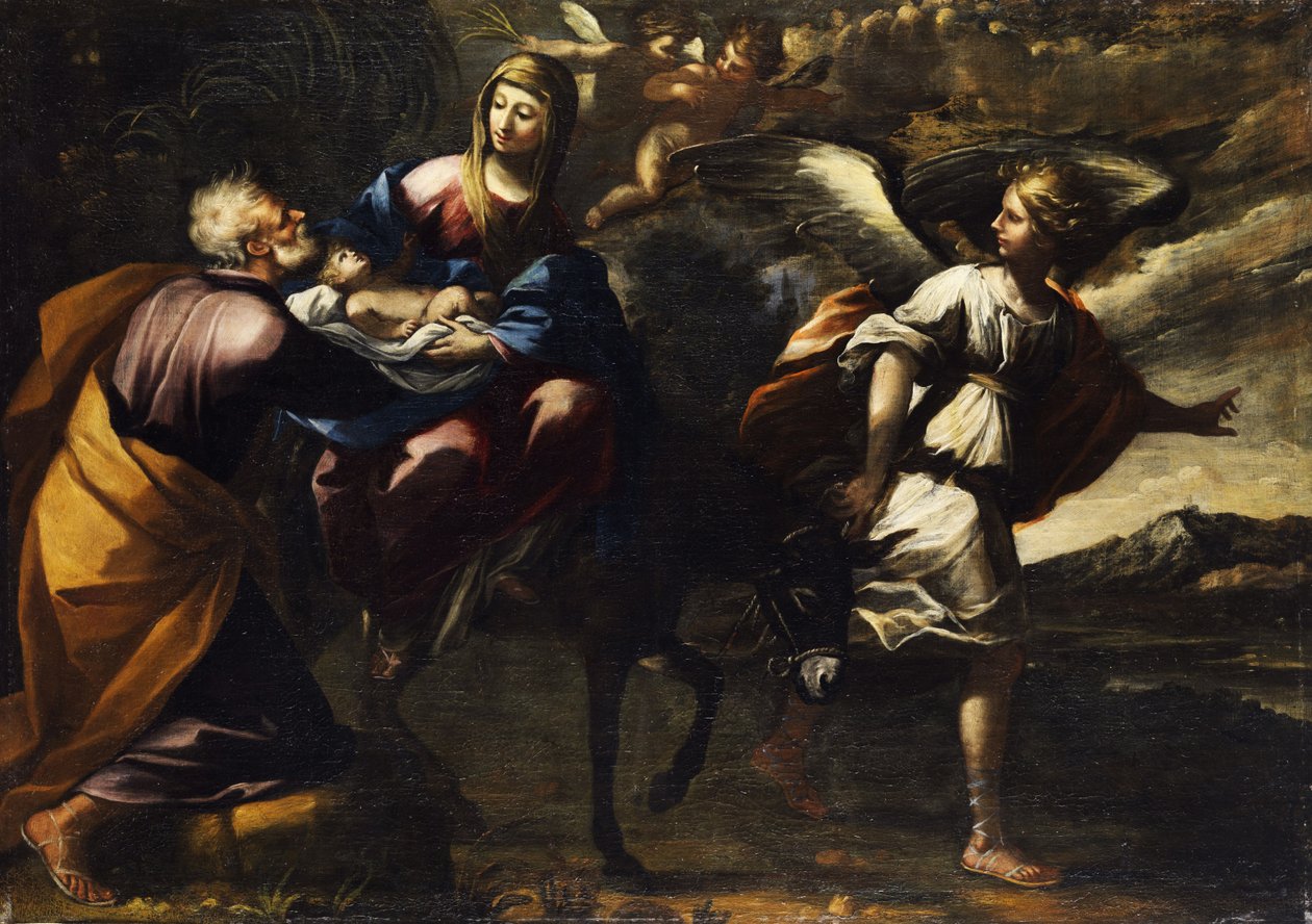 A repülés Egyiptomba alkotó: Giovanni Andrea Donducci