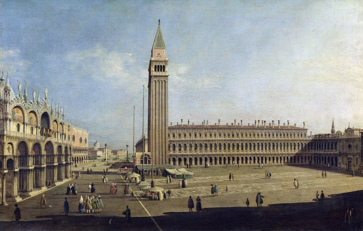 Piazza San Marco, Velence alkotó: Giovanni Antonio Canal