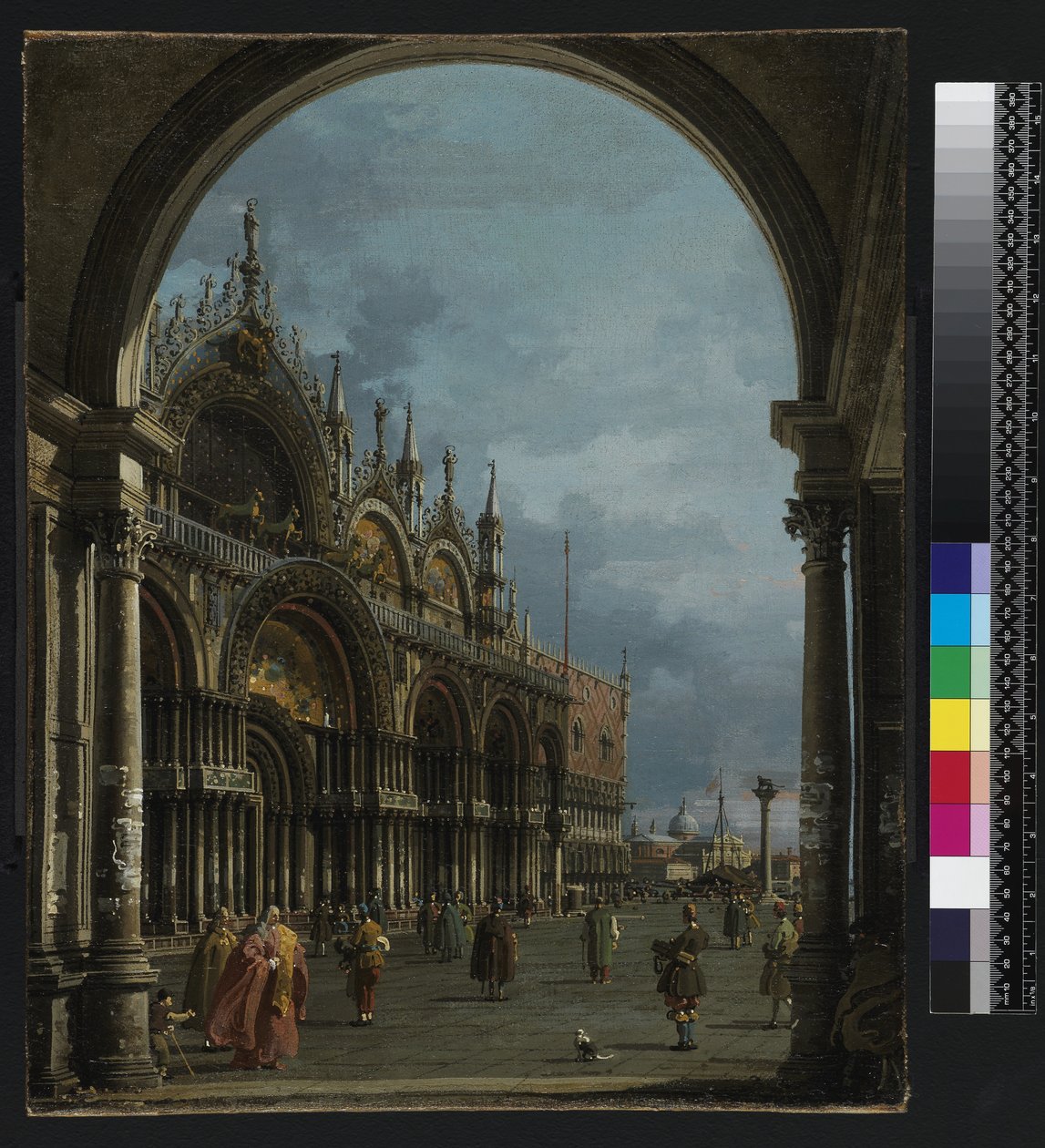 Szent Márk, Velence, 1756 körül alkotó: Giovanni Antonio Canal