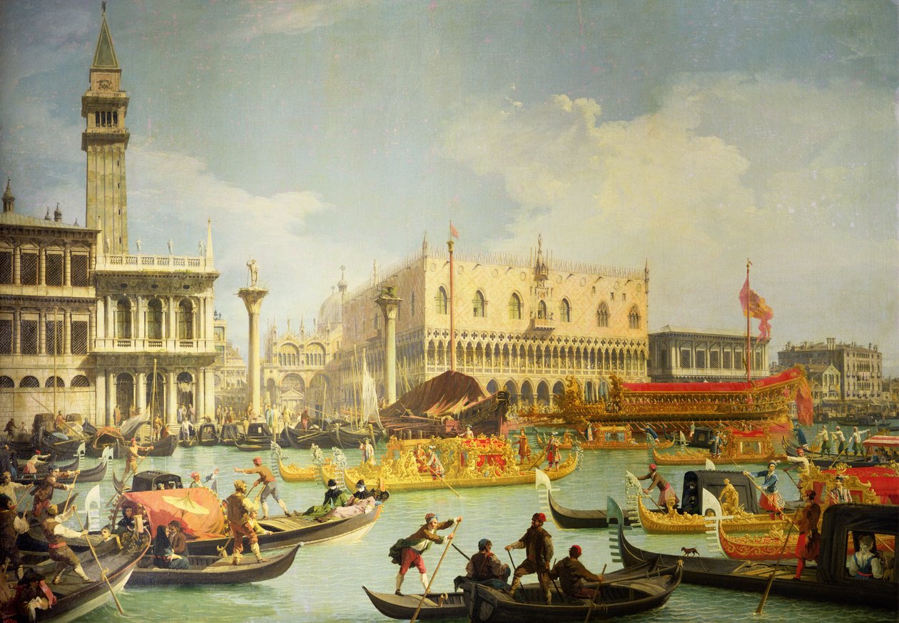 A velencei dózse eljegyzése az Adriai-tengerhez, 1739-30 körül alkotó: Giovanni Antonio Canal