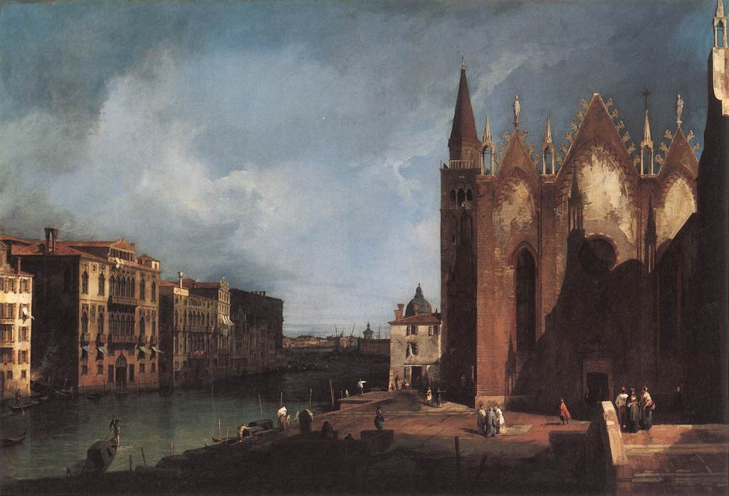 A Grand Canal a Santa Maria della Carità közelében alkotó: Giovanni Antonio Canal