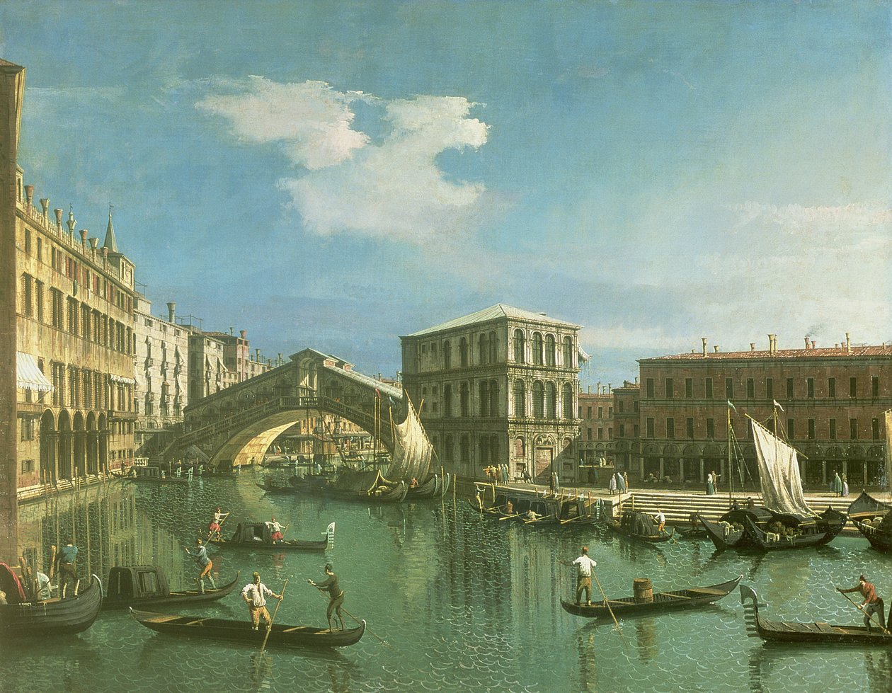Rialto híd, Velence alkotó: Giovanni Antonio Canal