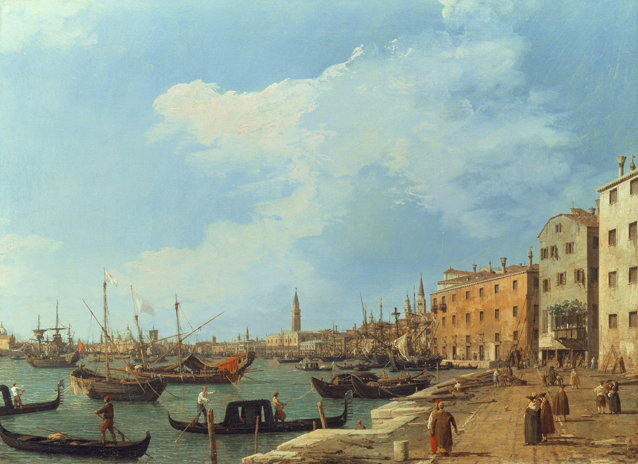 A Riva Degli Schiavoni, 1724-30 alkotó: Giovanni Antonio Canal