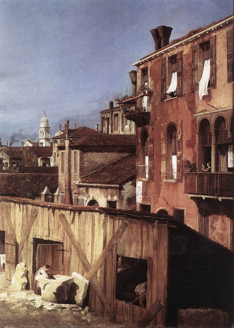 A Kőműves udvar alkotó: Giovanni Antonio Canal