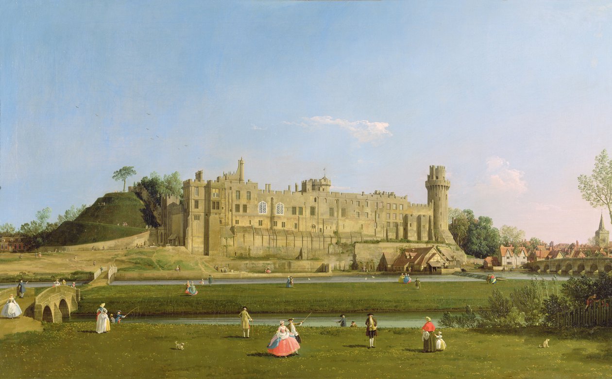 Warwick kastély, 1748-49 körül alkotó: Giovanni Antonio Canal