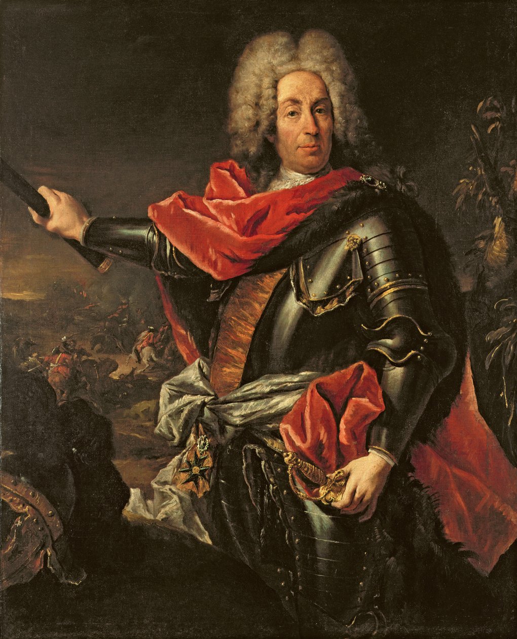 Johann Matthias von der Schulenburg gróf tábornok alkotó: Giovanni Antonio Guardi