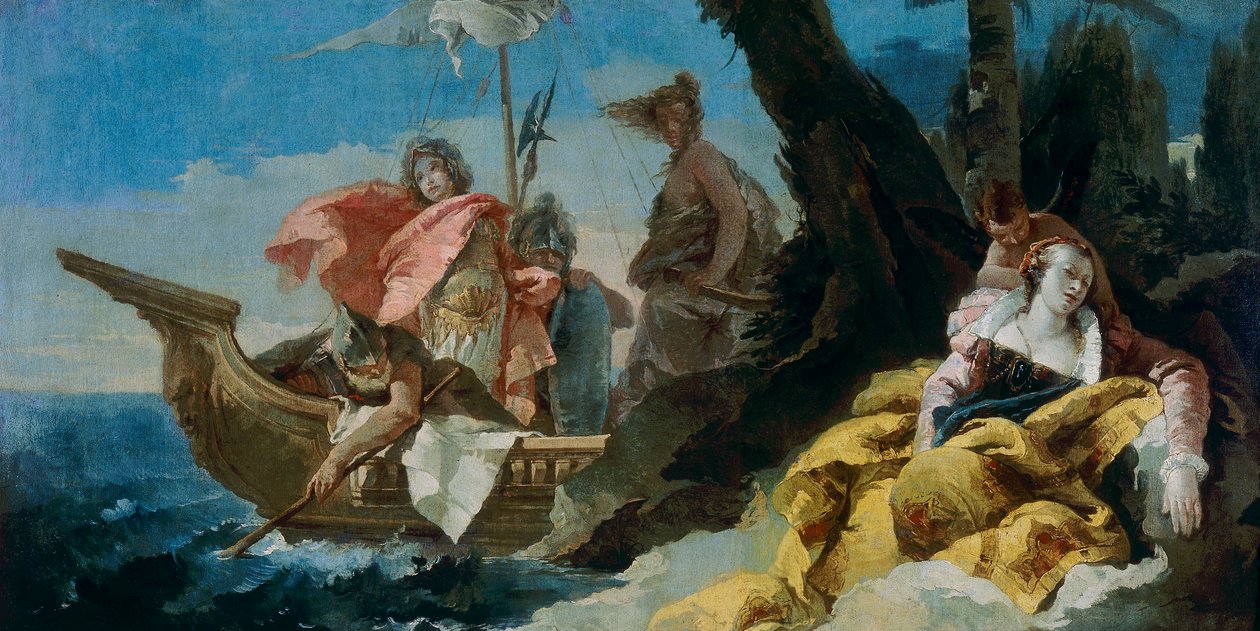 Rinaldo elhagyja Armidát alkotó: Giovanni Battista Tiepolo