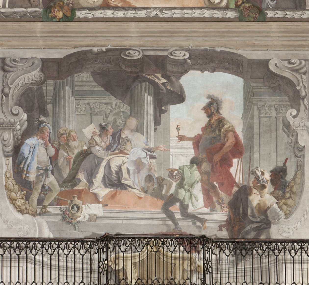 Sofonisba megkapta a mérget Masinissától alkotó: Giovanni Battista Tiepolo