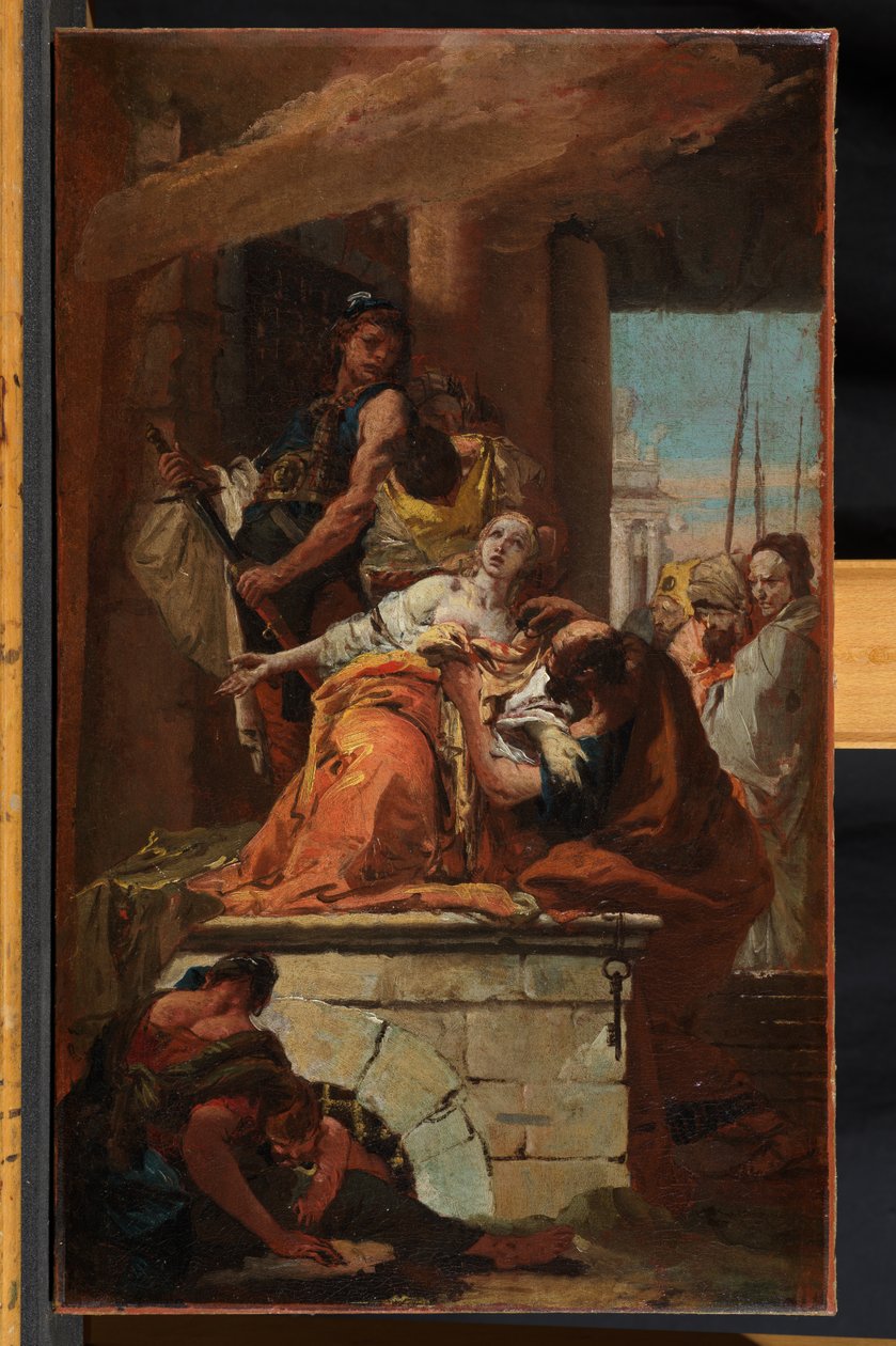 Szent Agatha vértanúsága, 1734 körül alkotó: Giovanni Battista Tiepolo