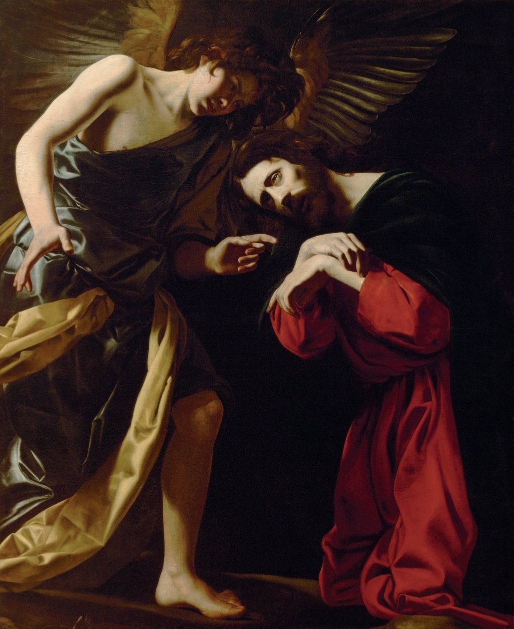 Krisztus az Olajfák hegyén (Krisztus halálfélelme) alkotó: Giovanni Battista Caracciolo