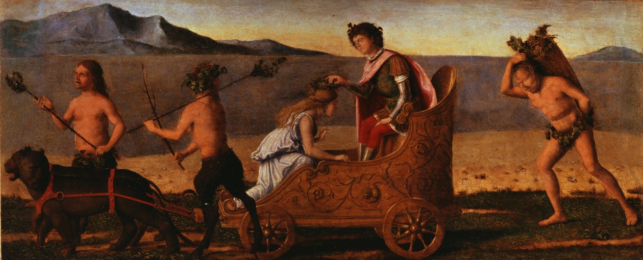 Bacchus és Ariadné esküvője alkotó: Giovanni Battista Cima da Conegliano