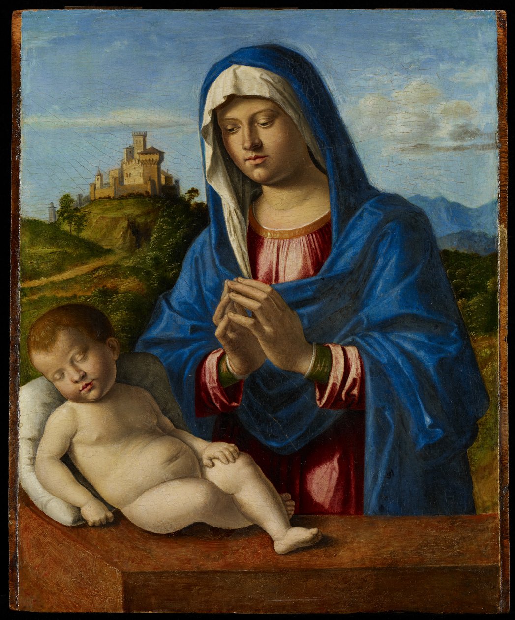 Madonna és gyermek, 1500-2004 körül alkotó: Giovanni Battista Cima da Conegliano