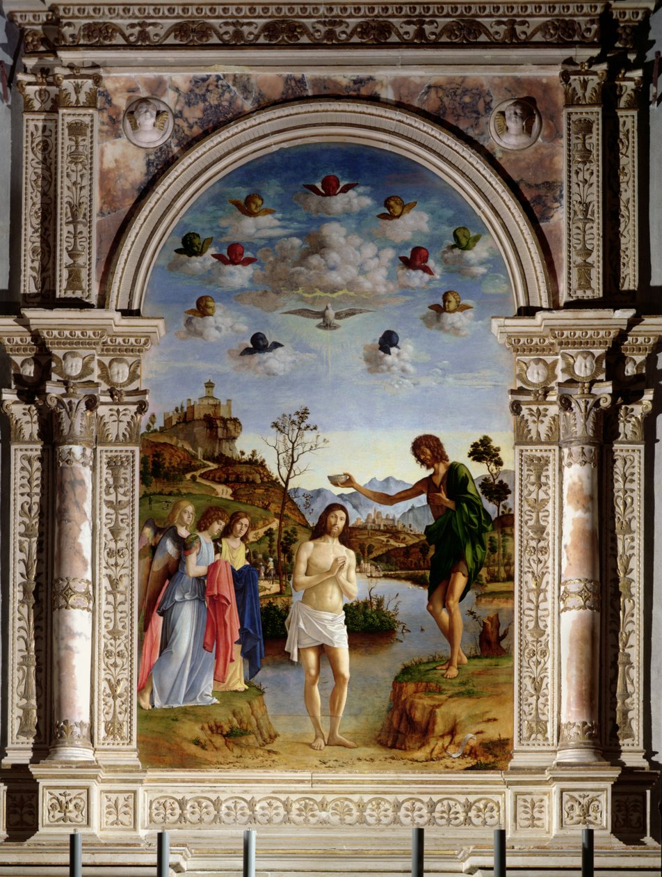Krisztus keresztsége alkotó: Giovanni Battista Cima da Conegliano