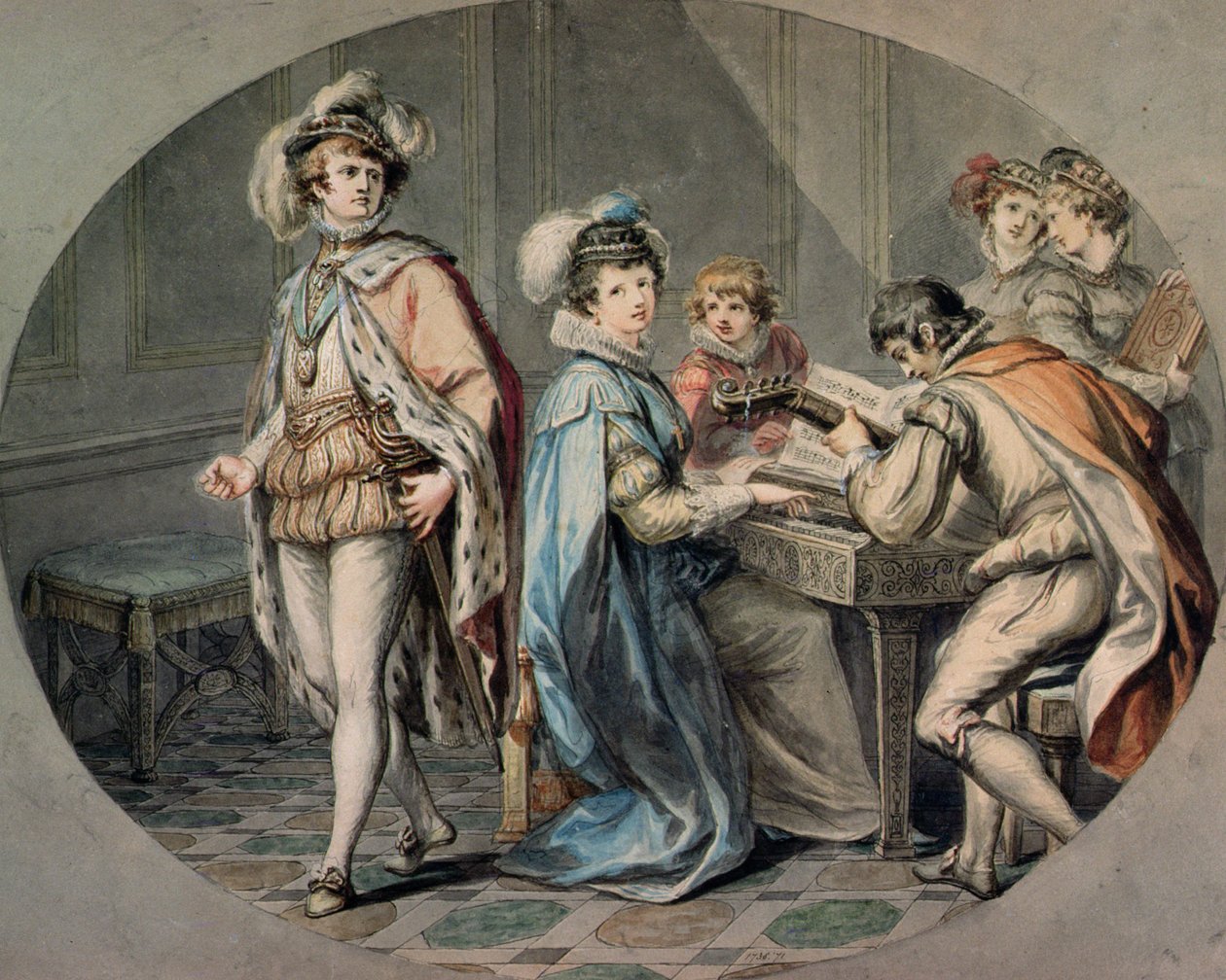 Darnley féltékenysége alkotó: Giovanni Battista Cipriani