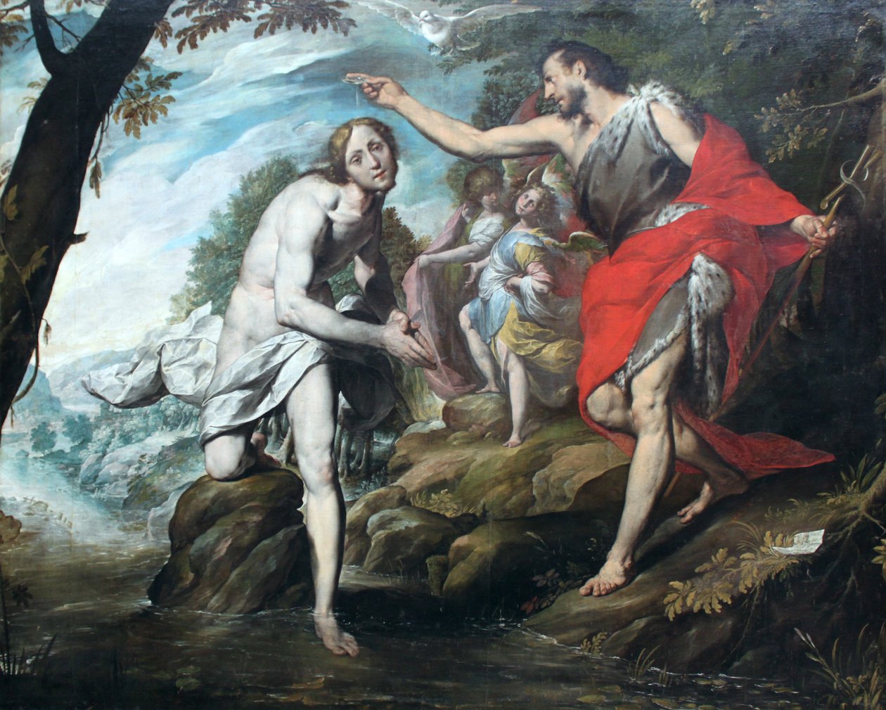 Jézus Krisztus keresztsége alkotó: Giovanni Battista Crespi