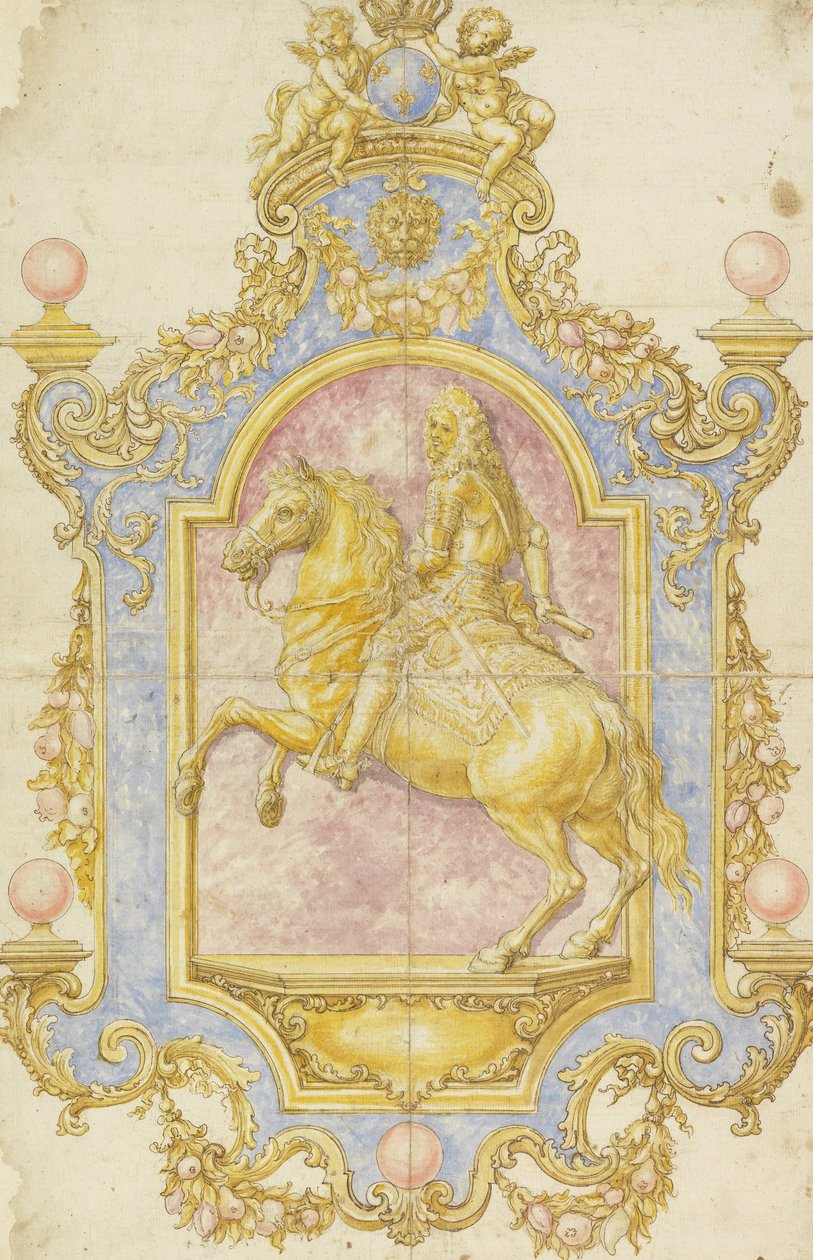 Fali dekoráció Cosimo III de Medici számára alkotó: Giovanni Battista Foggini