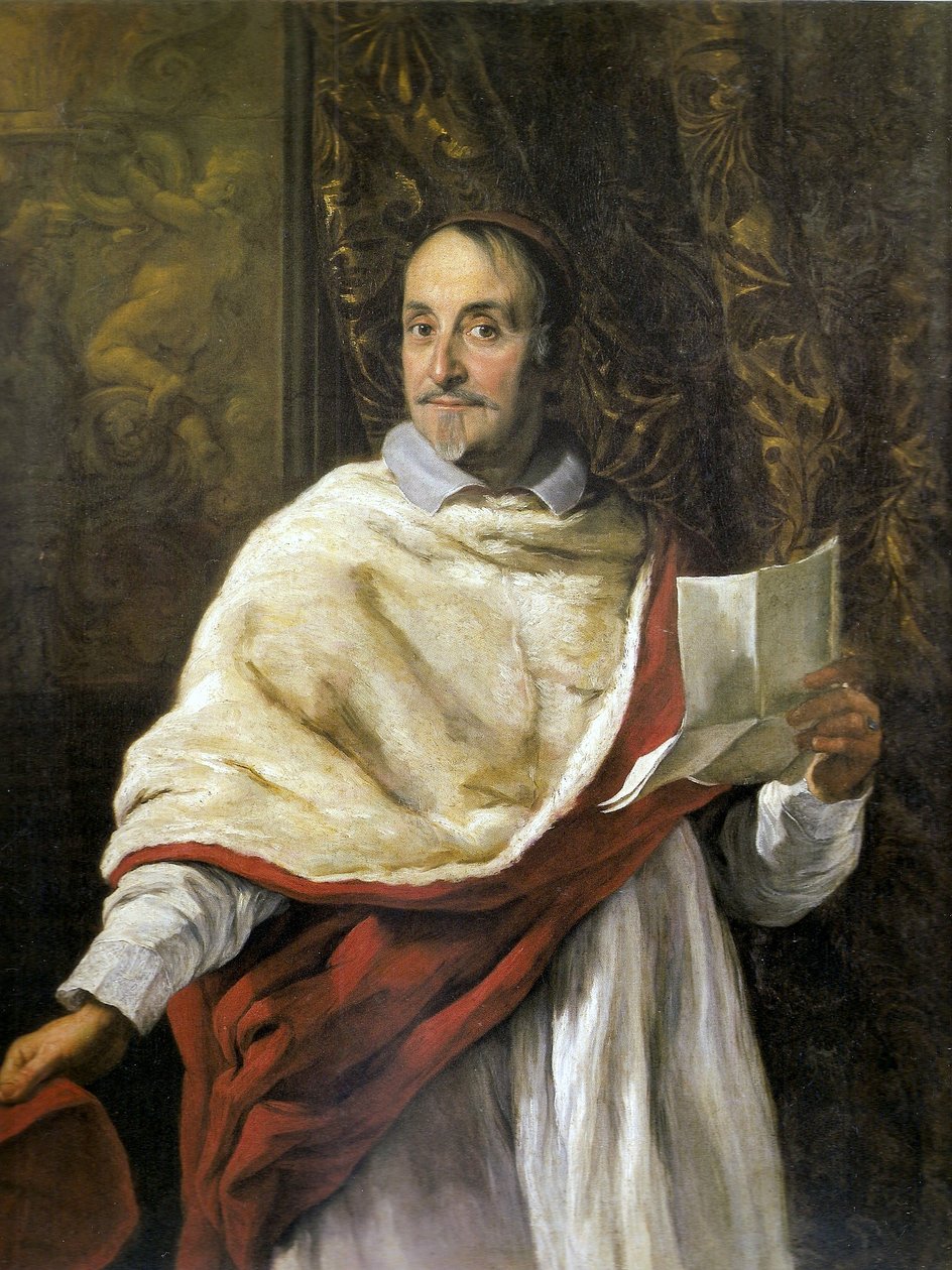 Luigi Omodei bíboros portréja alkotó: Giovanni Battista Gaulli