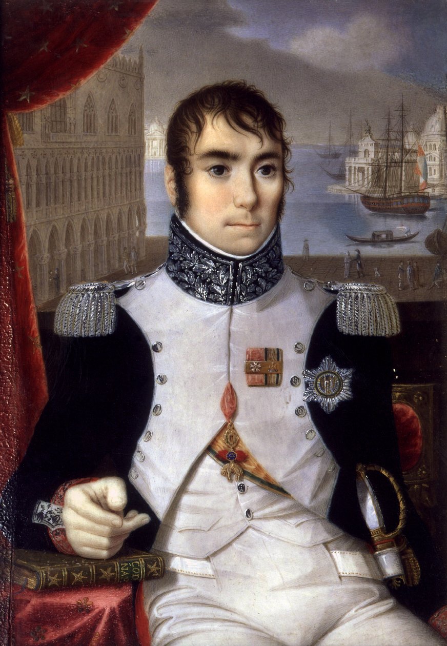 Eugene de Beauharnais (1781-1824) portréja, Olaszország alkirálya 1805-ben alkotó: Giovanni Battista Gigola