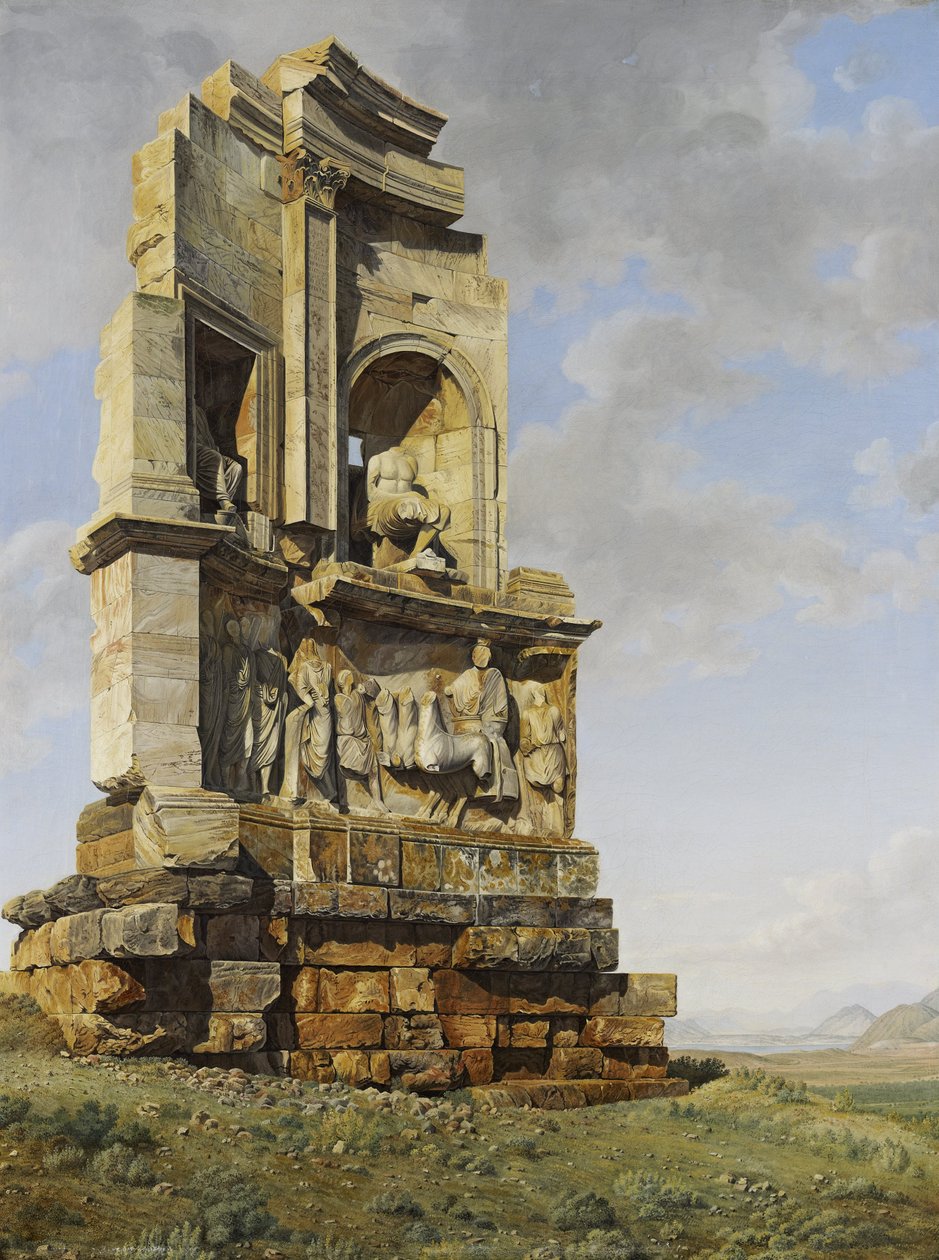 A Philopapposz-emlékmű, Athén alkotó: Giovanni Battista Lusieri