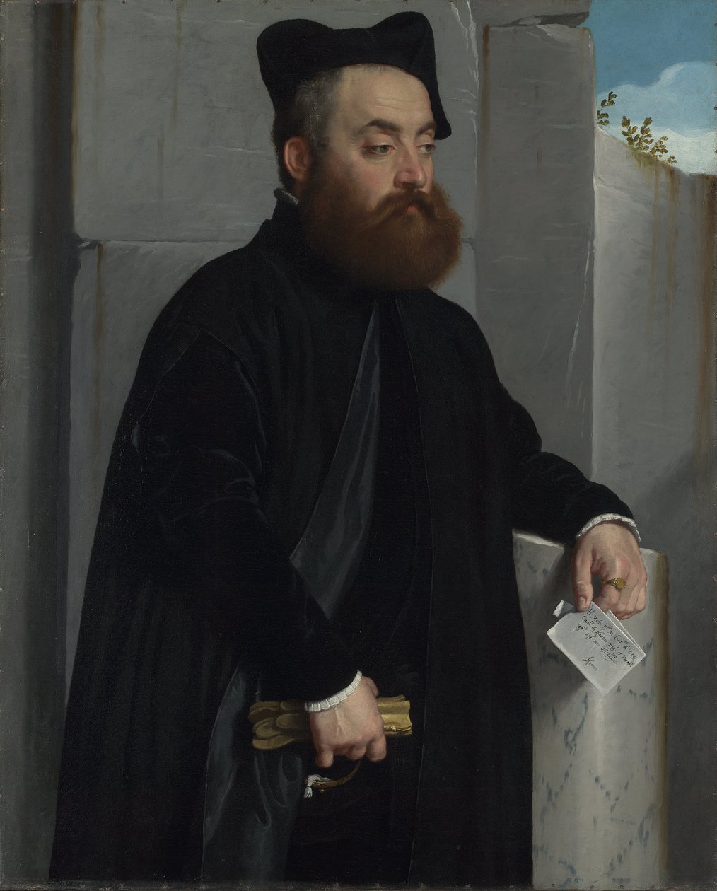 Ludovico di Terzi kanonok alkotó: Giovanni Battista Moroni
