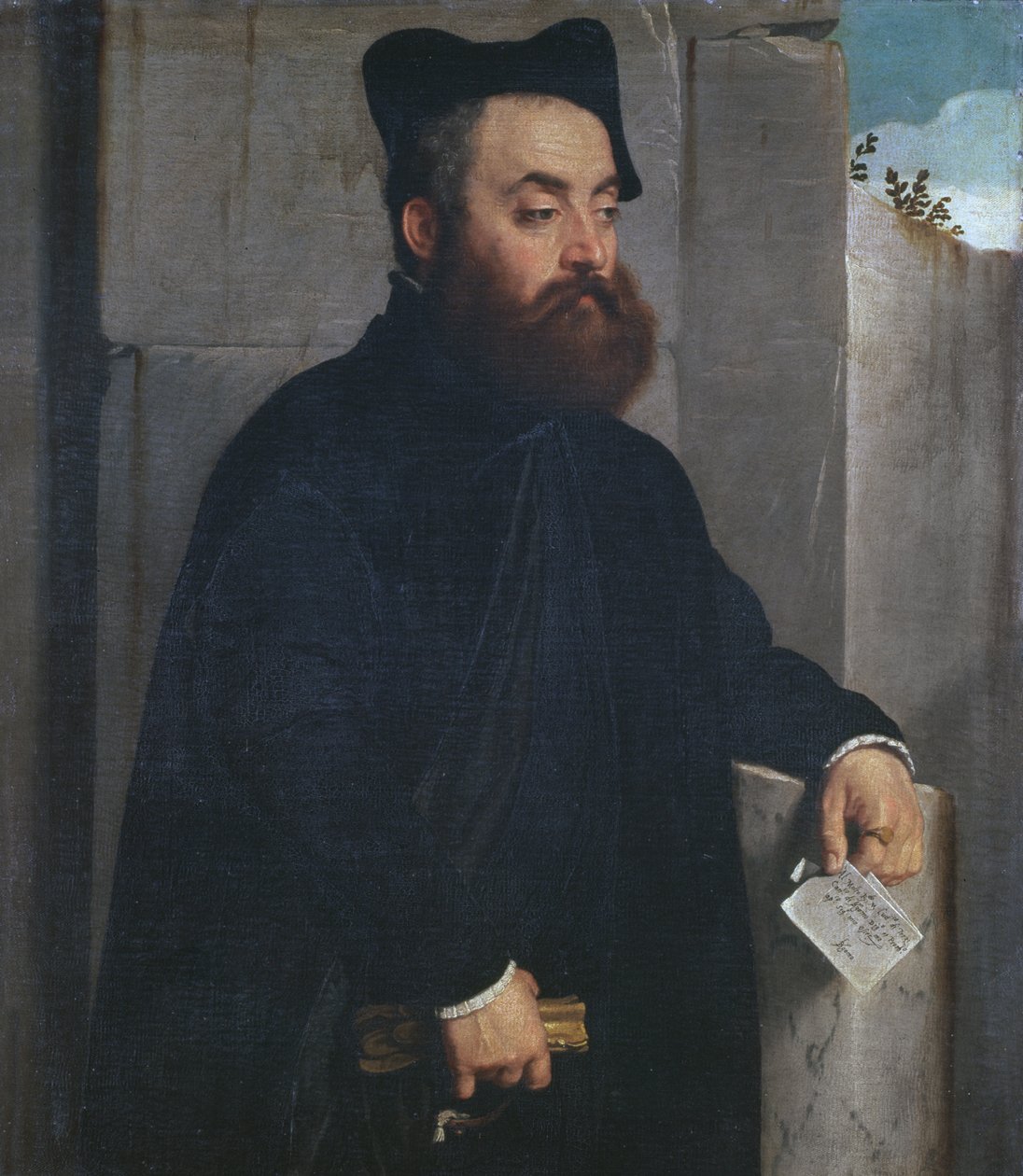 Ludovico di Terzi kanonok, 1560-65 körül alkotó: Giovanni Battista Moroni