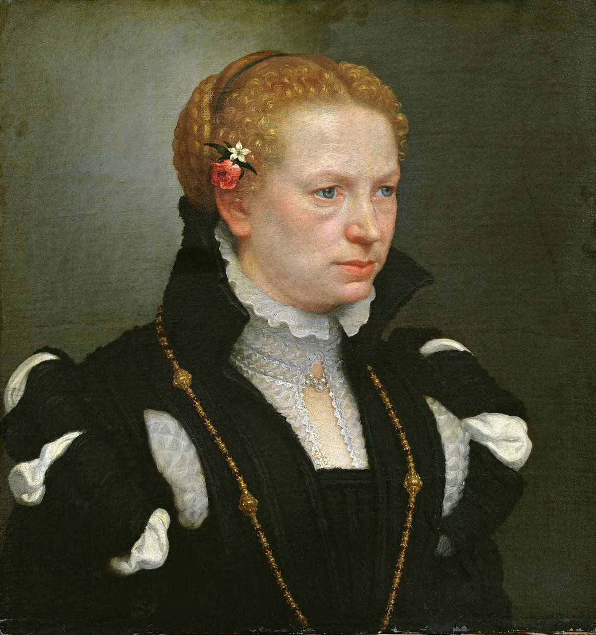 Lucia Vertova Agosti portréja alkotó: Giovanni Battista Moroni