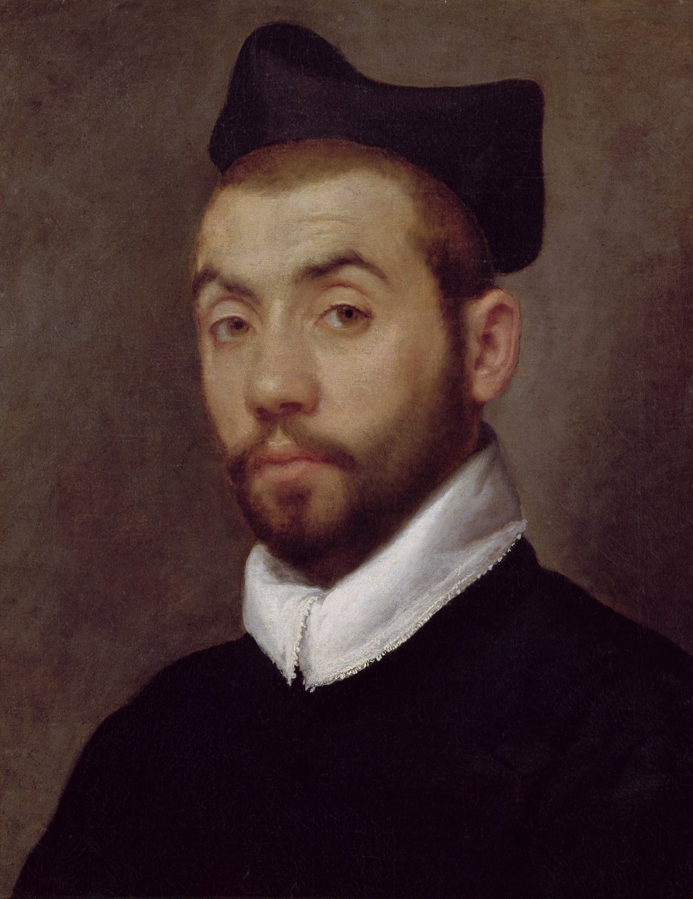 Egy férfi portréja, feltehetően Marot Kelemen (1495-1544) alkotó: Giovanni Battista Moroni
