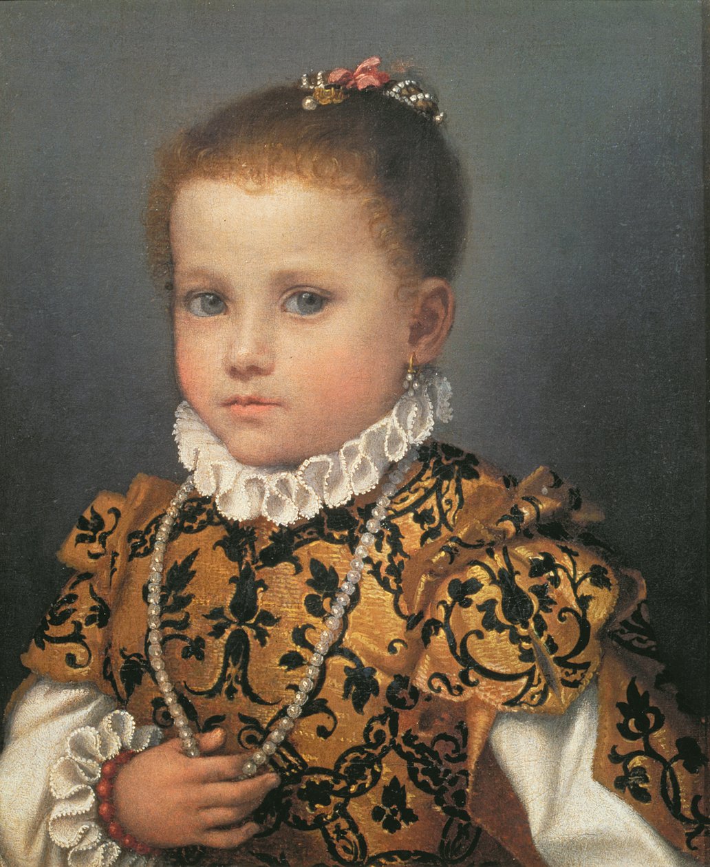 Egy fiatal lány portréja alkotó: Giovanni Battista Moroni