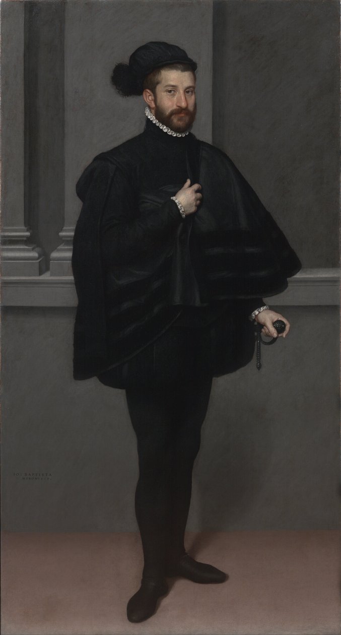 A lovag feketében alkotó: Giovanni Battista Moroni