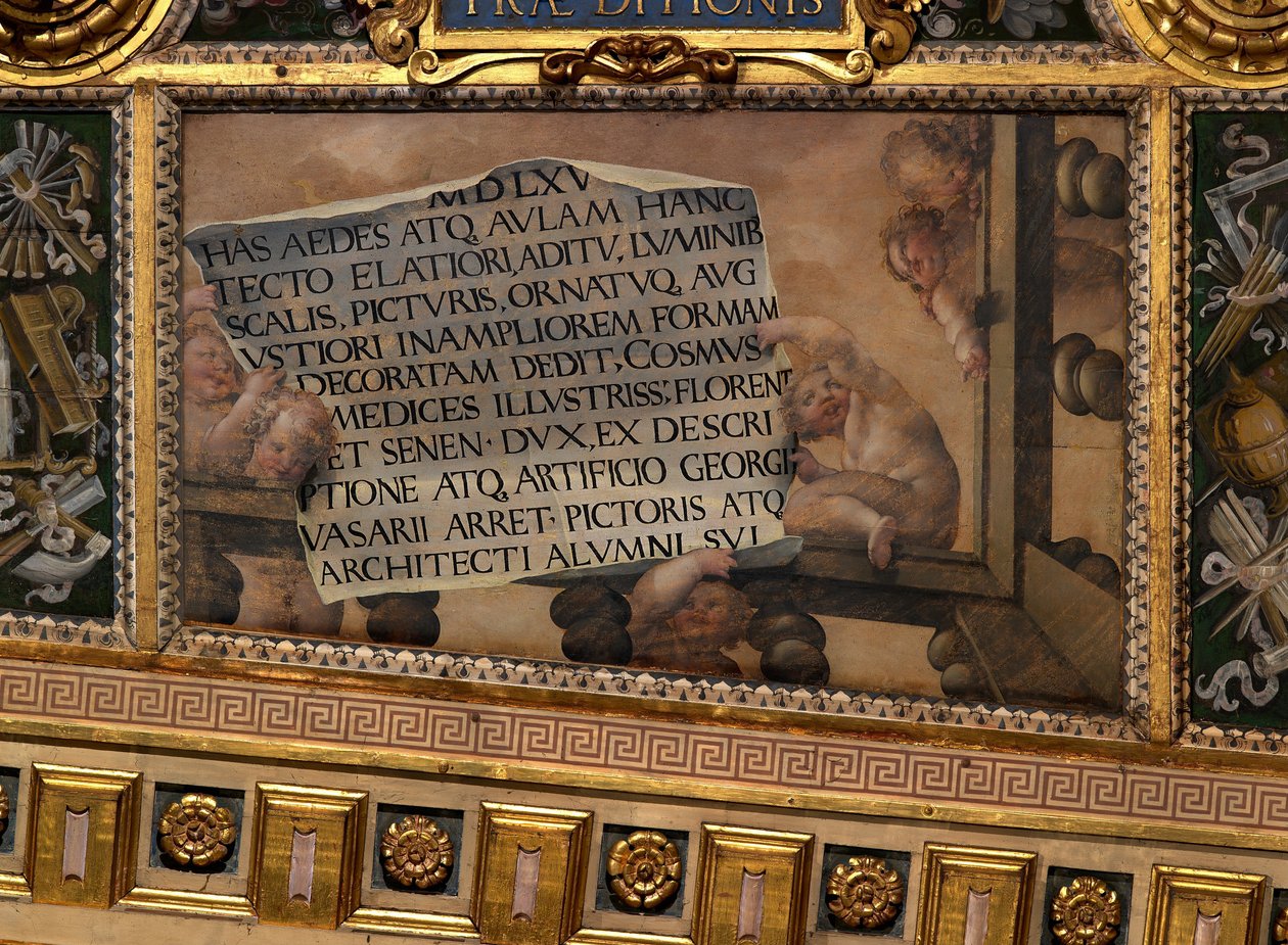 Puttoes görgetéssel és írással alkotó: Giovanni Battista Naldini