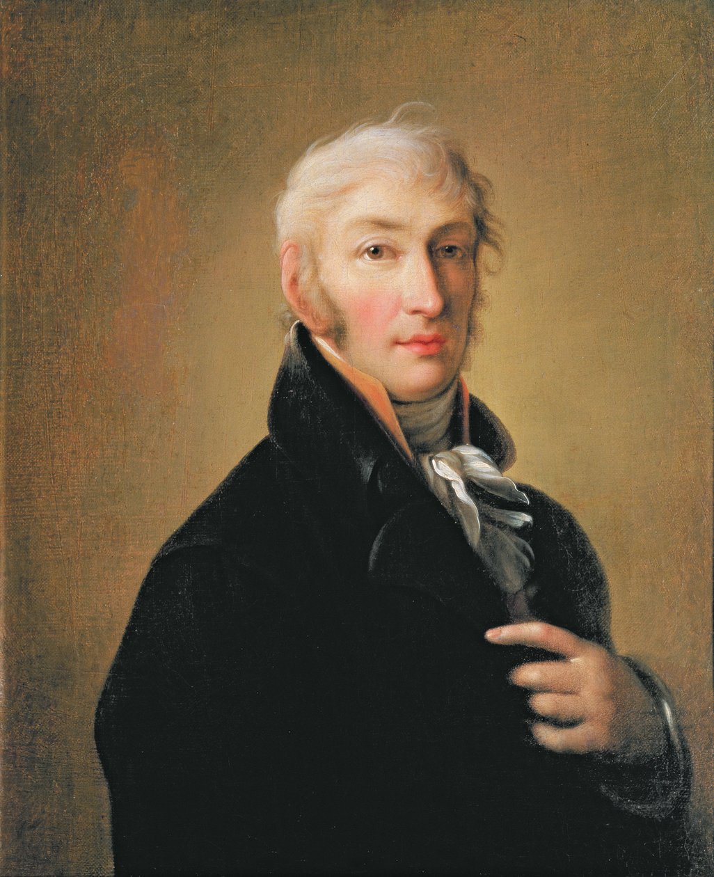 Nyikolaj Mihajlovics Karamzin (1766-1826) arcképe, 1805 alkotó: Giovanni Battista Ortolani Damon